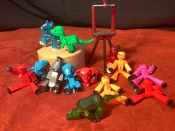 Stick Bots Posable Figurines For Film Making