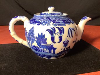 Blue & White Japanese Tea Pot