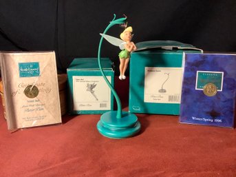 Disney New-Tinker Bell Special Edition Ornament W/ Stand & COA