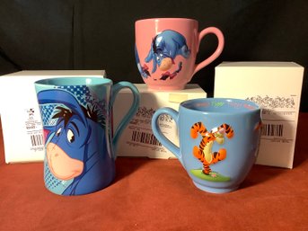 Disney NEW Mugs Group Of 3 In Boxes