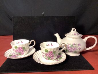 Fine Bone China W/Matching Tea Cup & Saucer