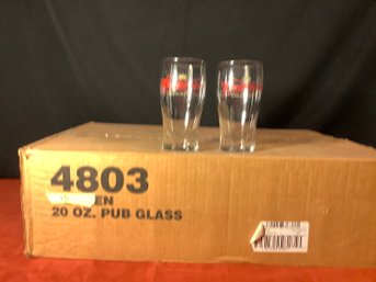 New 15 Budweiser Pub Glasses