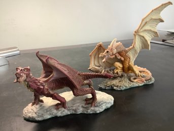 Pair Of Enchantia Dragons