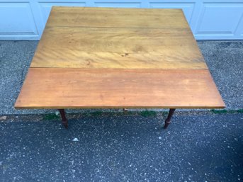 Vintage Maple Drop Down Table