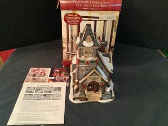 Dept 56 St Stephens Church Battrey Operated