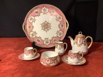 Tea For Two With Serving Pieces & Tray