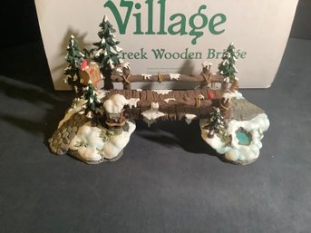 Department 56 Mill Creek Wooden Bridge