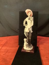 Giuseppe Armani Figurine-Lady With Poodle