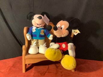 Mickey Mouse With Ear Tags- EXTRA ITEM THE Bench TOO