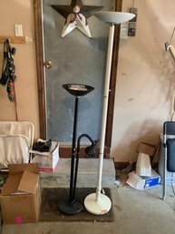 Pole Lamp White & Pole Lamp Black- 6 Foot Tall