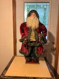 Large 3 Foot Display Santa Claus-Beautiful Show Stopper Figurine