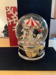 New In Box -A Musical Carousel/ Snow Globe