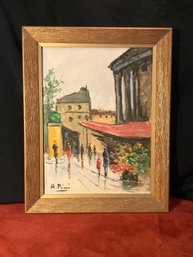 Framed Art By Listed Artist A. Pini