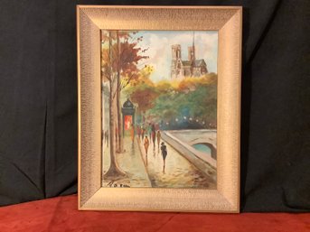 Listed Artist A. Pini Oil Painting