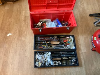 Tool Box Full Of Plumbing Supplies &Tools