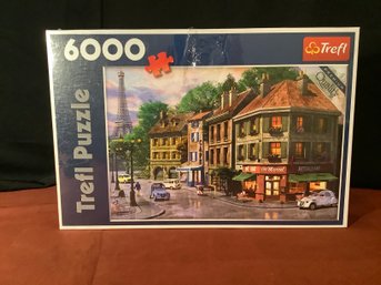 New In Sealed Box 6.000 Piece Puzzle -What A Challenge!