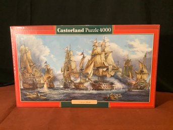 New In Sealed Package-Naval Battle 4,000 Pieces Puzzle