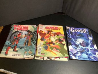 Rogue, Gambit, Deadpool Marvel Comics