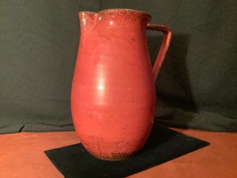 Italian Terracotta Pottery Pitcher