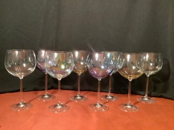 Tinted Balloon Wine Glasses