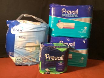 New-3 Packs Of Adult Diapers & Underpads