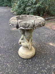 Cement Bird Bath