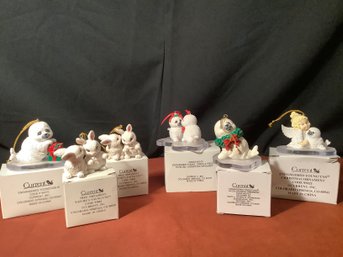 Vintage Holiday Ornament Grouping In Boxes