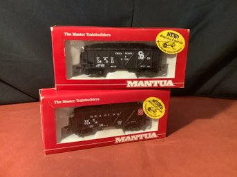 Mantua Ho Trains Reading Hopper & C&O Hopper