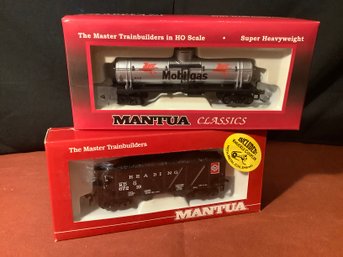 NEW-Mantua Ho Trains Dome Tank  & Reading Heavy Hopper