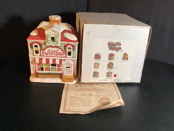 Lefton Collectible Colonial Village - The Sweet Shop