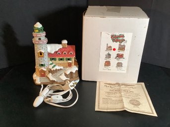 Lefton Collectible Colonial Village - The Light House