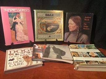 More Coffee Table Books, DAli, Andrew Wyeth, Dogs & More