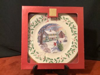 Lenox Annual Holiday Collector  Plate 2000 In Box