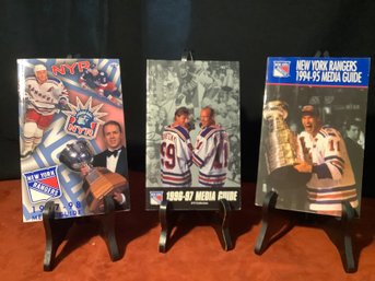 NY Rangers Media Guides 94-95, 96-97, 97-98