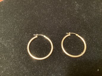 14 KT Gold Hoop Earrings