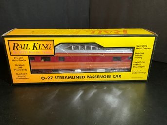 Rail King 0-27 Milwaukee Road Vista Dome  Passenger Car