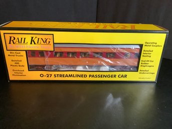 Rail King 0-27 Milwaukee Road Streamlined Coach Car