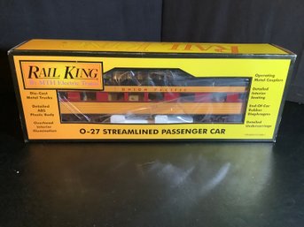 Rail King 0-27 Union Pacific Streamlined Vista Dome Car