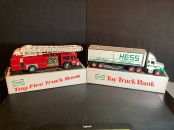Vintage Hess Truck Banks
