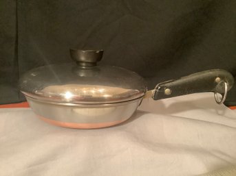 RevereWare 5  Frying Pan With Lid-Pre 1968