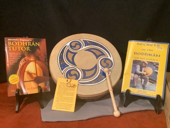 Irish Bodhran  Celtic Drum  & Box-Read Description