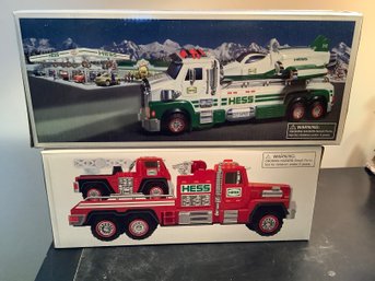 2 New 2014 And 2015 Hess Trucks