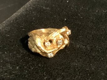 14 KT Gold & Diamond Ring