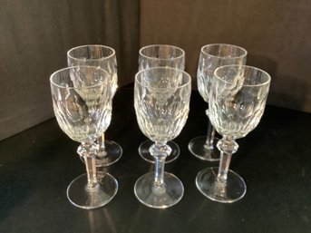 6  Rare Waterford Crystal Curraghmore Wine Glass