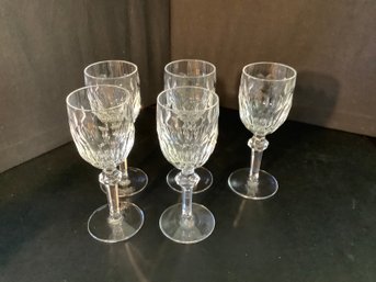 5  Rare Waterford Crystal Curraghmore Wine Glass