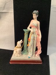 Lady And And Her Escort Figurine