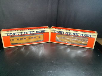 Lionel Union Pacific Combo And Observation Cars