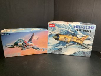 Military Airplane Models Kits Fujimi And Academy