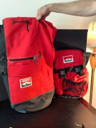 Marlboro Duffel Bag & Matching Backpack Lot 2