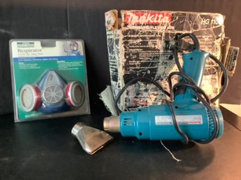 Makita Heat Gun & Respirator